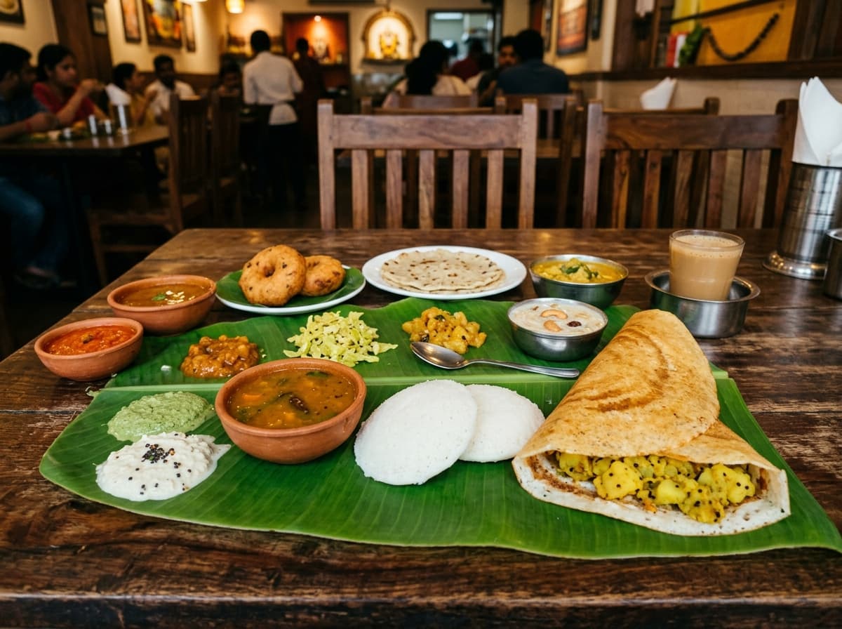 Traditional Udupi cuisine